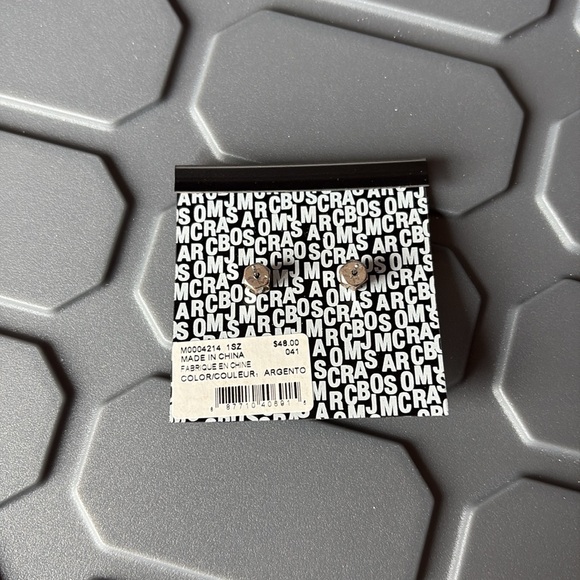 Marc Jacobs Silver Pretzel Earrings - Picture 2 of 2